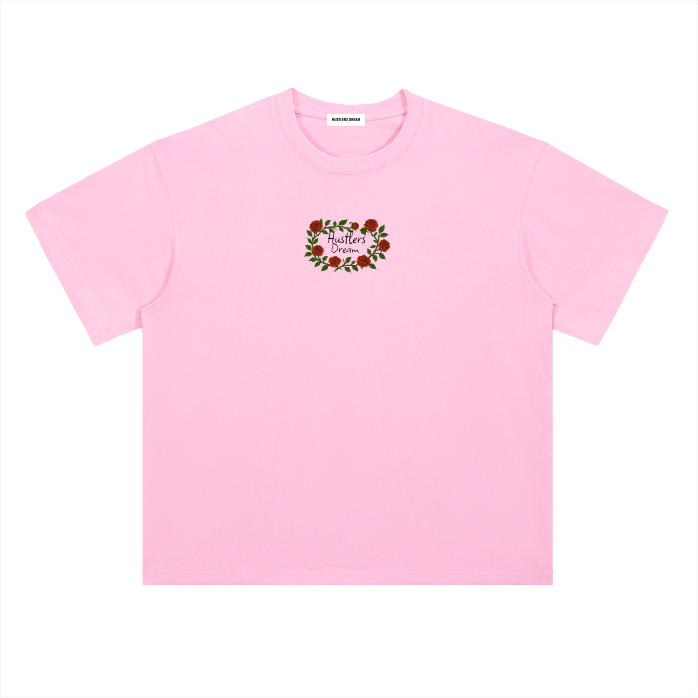 Hustlers Dream Flower co Heavyweight Drop Shoulder Cotton T-Shirt