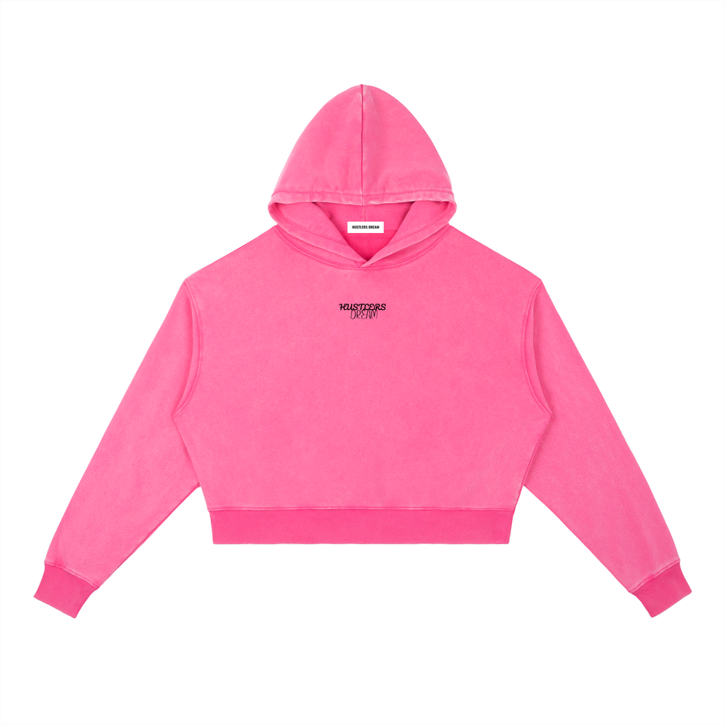 Hustlers Dream flower co Vintage Washed Heavyweight Hoodie