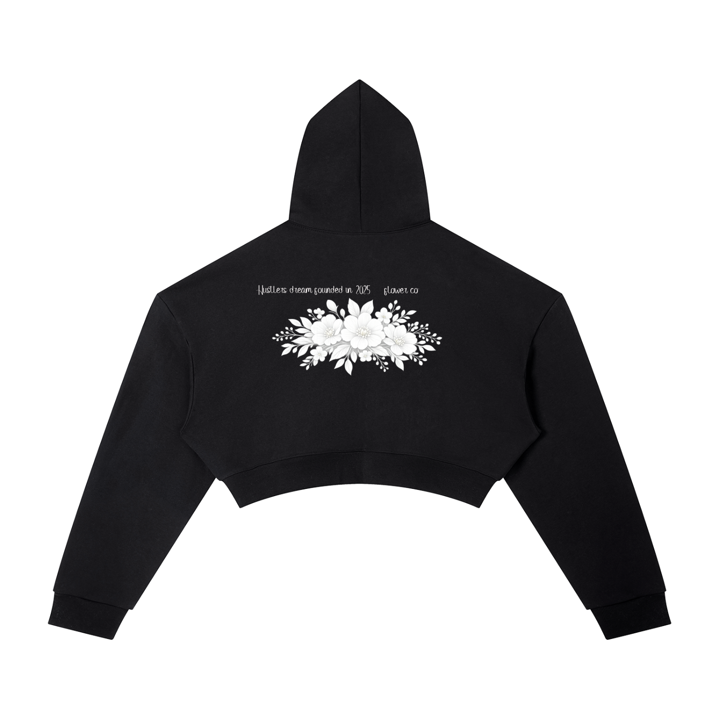Hustlers Dream Essential Cropped Hoodie